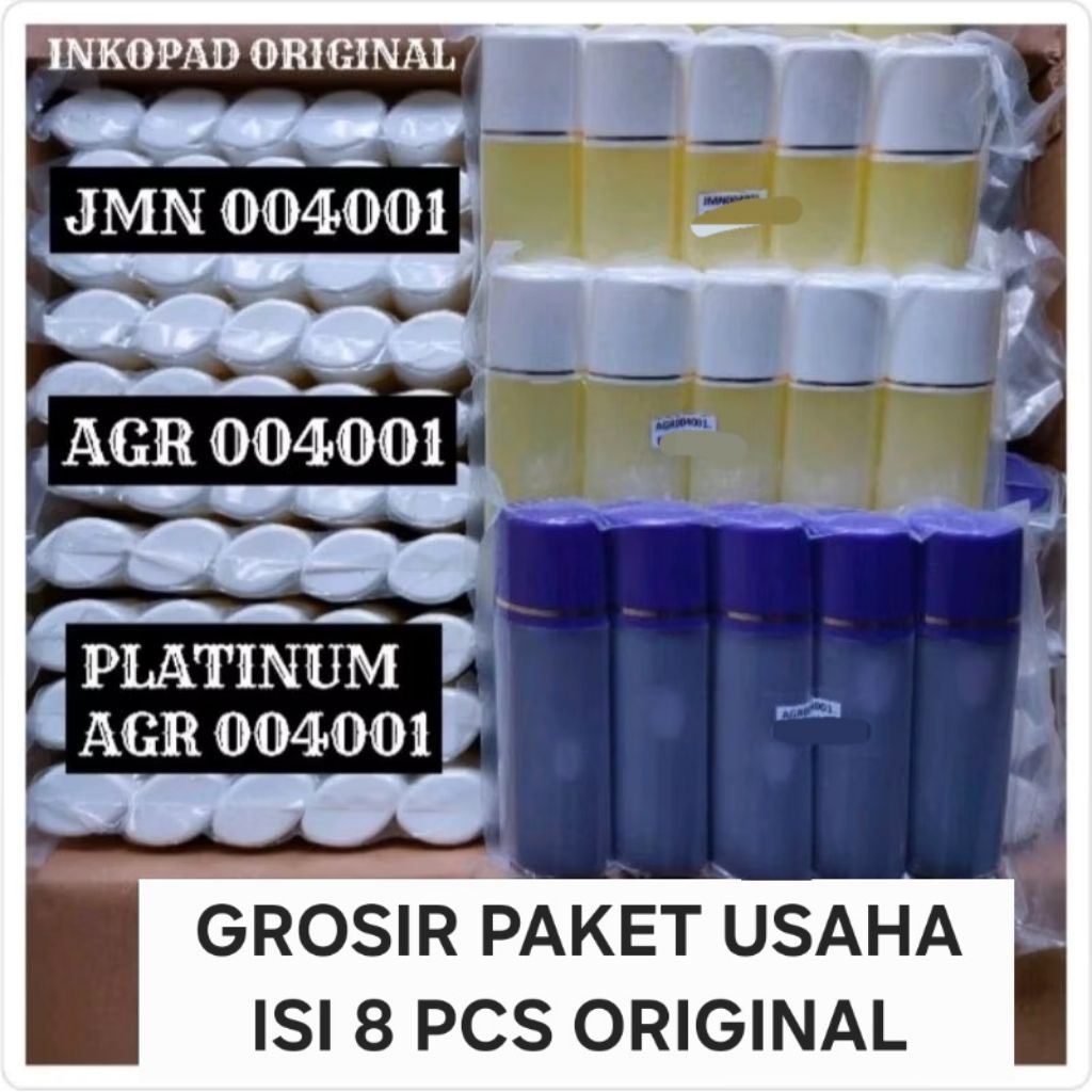[PAUS isi 8] PAKET USAHA HB KLOBE++ HB ANGGUR SUPER HB SIANG HB SKINGLOW HB PLATINUM AGR004001. JAMI