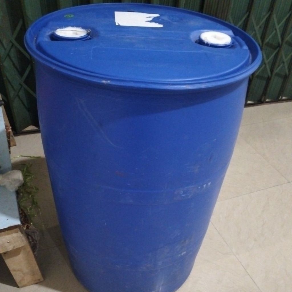 drum plastik 200L HDPE bekas seperti baru