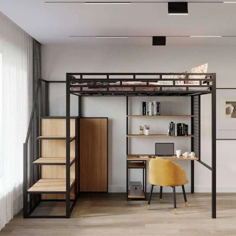 Ranjang Mezzanine Loftbed Besi Susun Murah Mewah