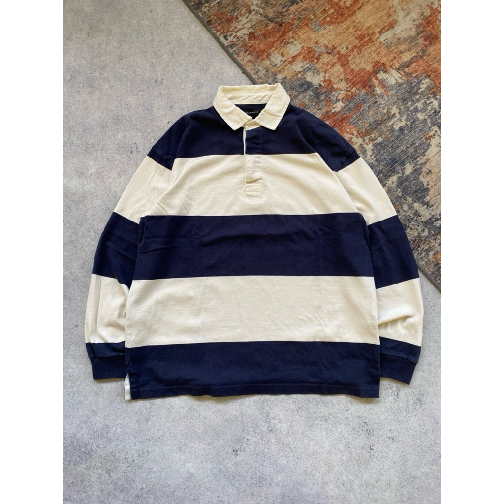 Rugby Shirt Stripe Crewneck