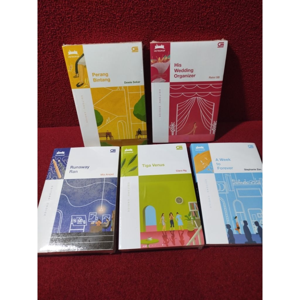 ORI segel novel Metropop klasik Runaway Ran Mia Arsjad Dewie Sekar Retni SB Stephanie zen