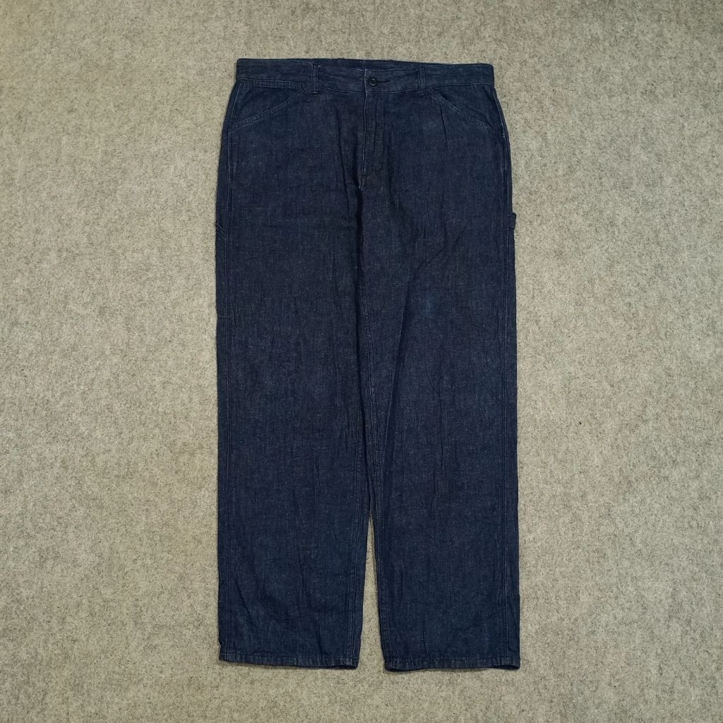 Celana carpenter jeans panjang pria UNIQLO size 34 second