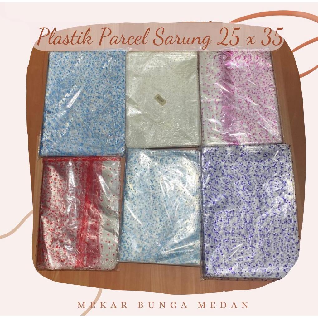 (10 LEMBAR) - PLASTIK PARCEL 25X35 / PLASTIK OPP PARSEL BUNGKUS BONEKA HAMPERS LEBARAN TAHUN BARU IM