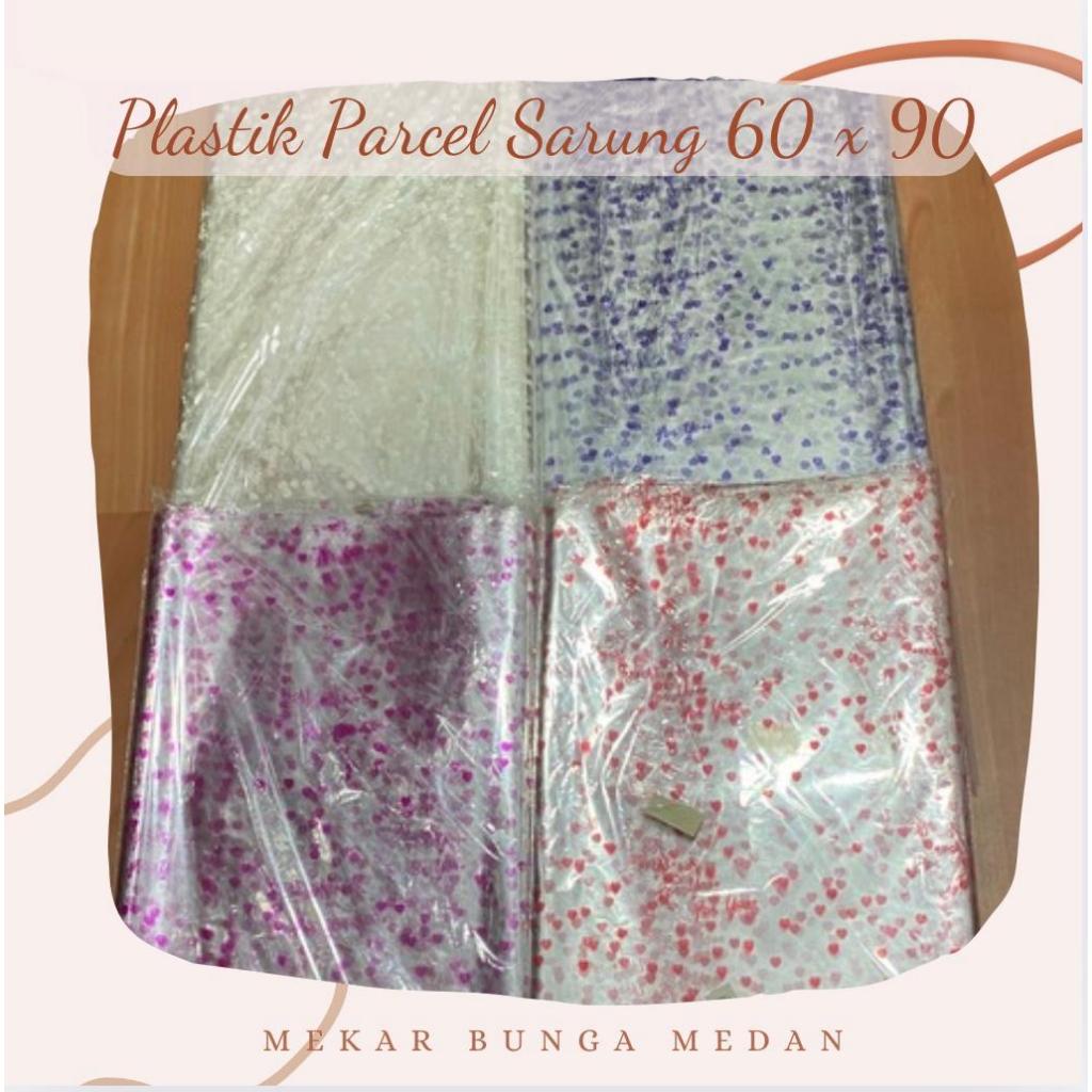 (10 LEMBAR) - PLASTIK PARCEL 60x90 / PLASTIK OPP PARSEL BUNGKUS BONEKA HAMPERS LEBARAN TAHUN BARU IM