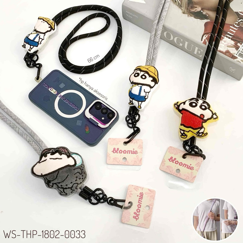 TALI HP PANJANG SHINCHAN STRAP PHONE