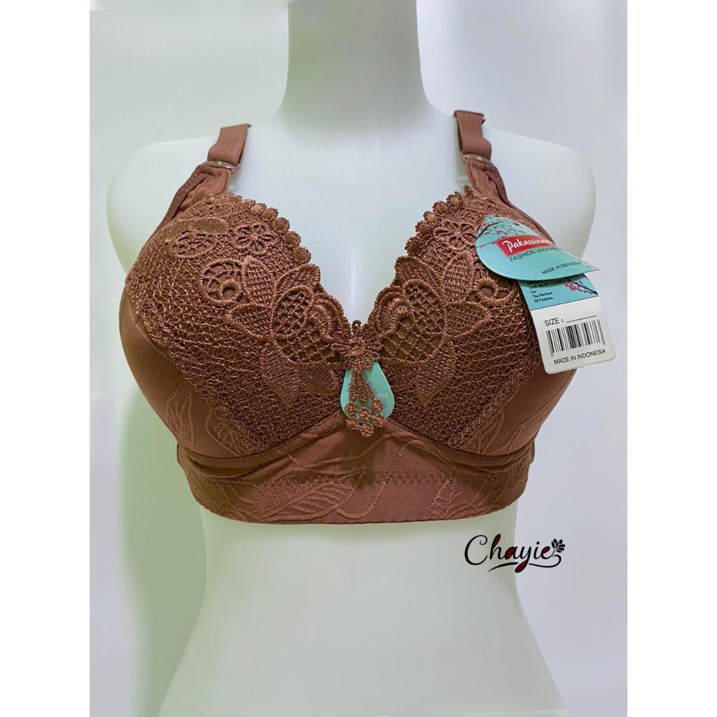 pakassinaya bh jumbo bra busa tipis cup c ukuran besar 38-48