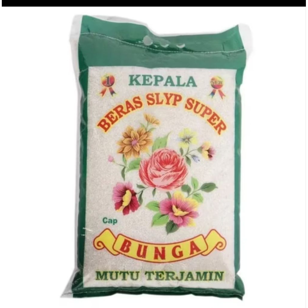 BERAS 10KG CAP KEPALA BUNGA SUPER