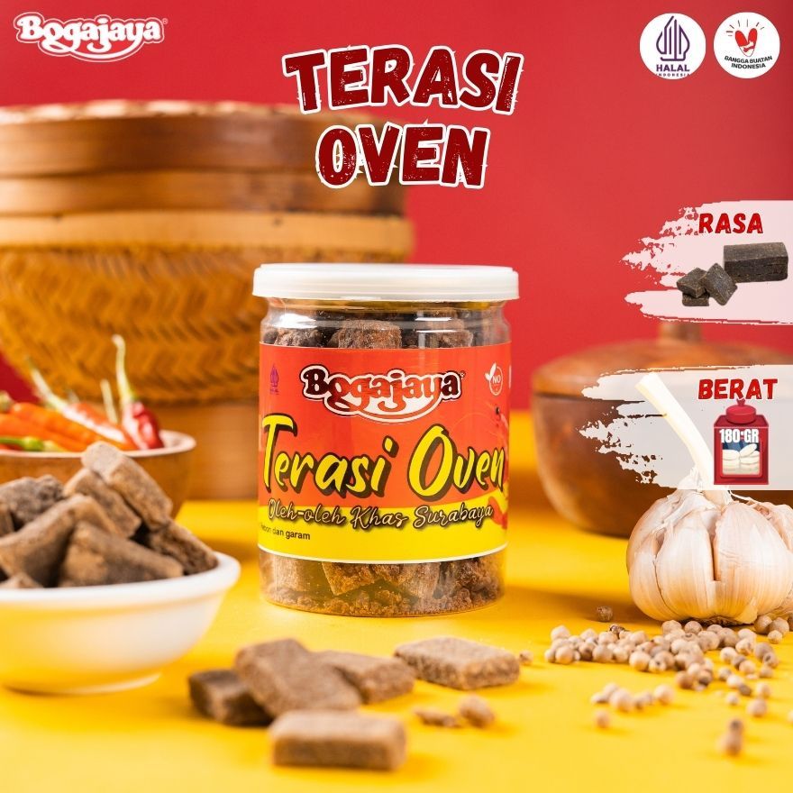 BOGAJAYA Bumbu TERASI UDANG OVEN 180Gr Siap Pakai Oleh Oleh Surabaya