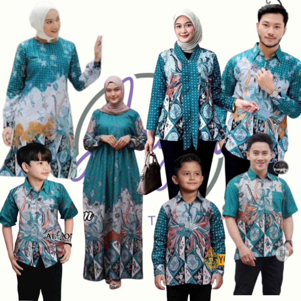 Batik Couple Atasan Batik Wanita Modern Batik Couple Keluarga