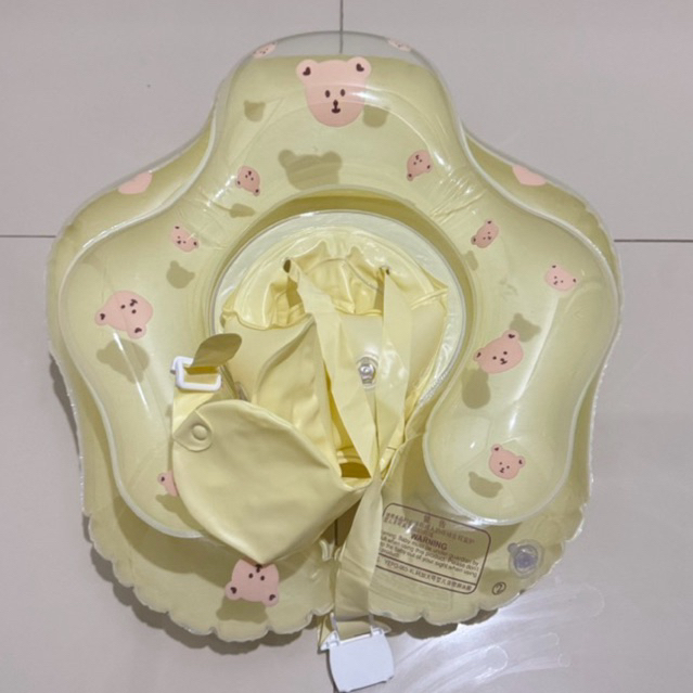 Preloved Little Junior Pelampung Berenang Dada Anak Pelampung Baby Spa Motif Bear FREE POMPA