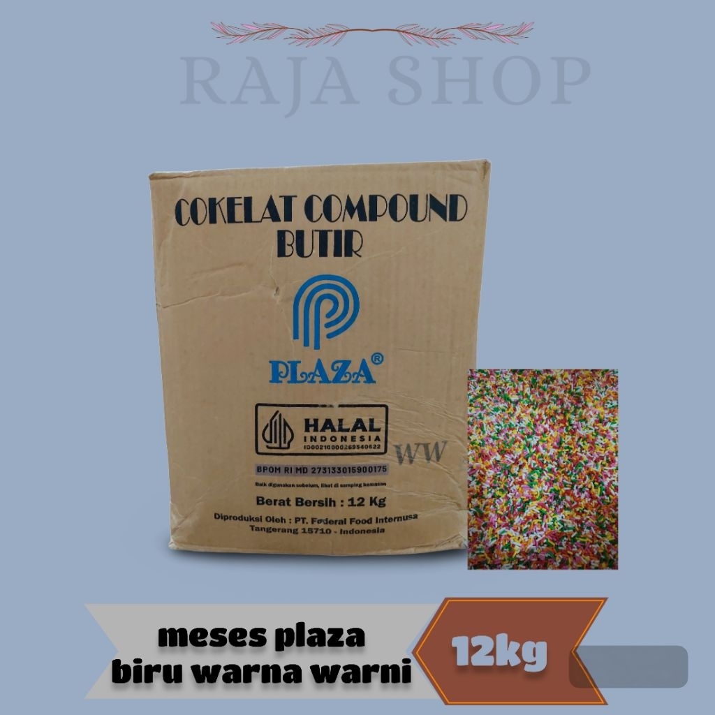 [Dus] Meses Seres Plaza WW (warna warni) 12kg/toping kue/mesesmurah