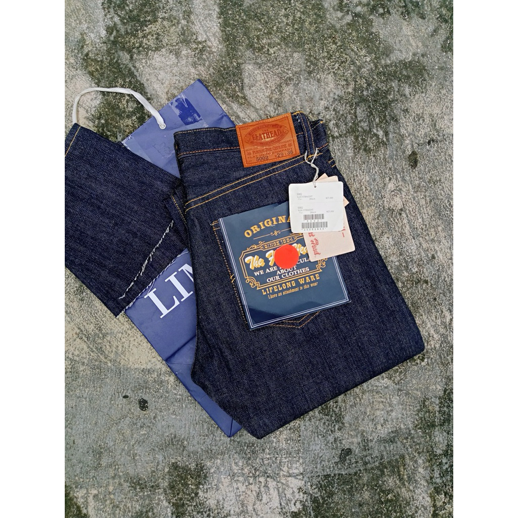 The Flat Head 5002 Made in Japan denim. Unsanforized