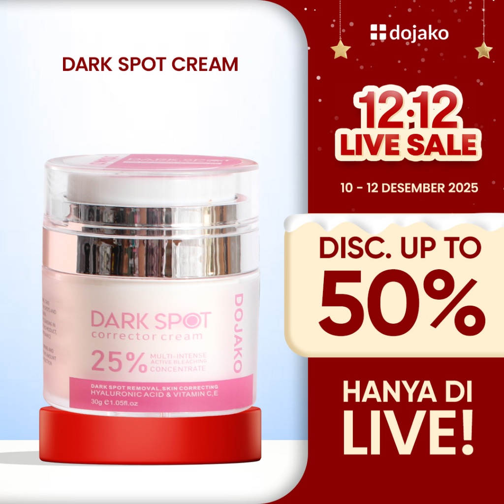 FLEK HITAM CREAM ANTI NODA BINTIK HITAM DOJAKO SKINCARE READY IMPORT