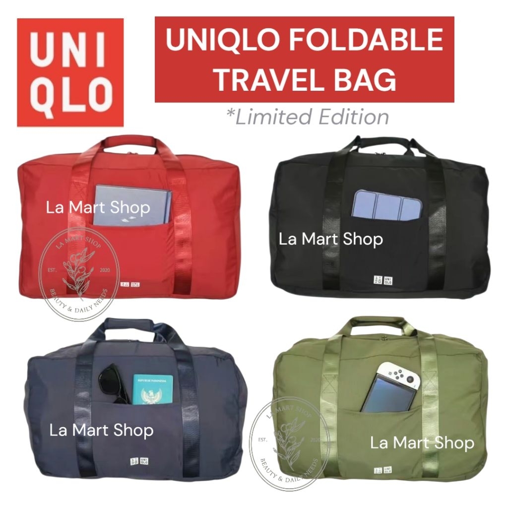 UNIQLO Foldable Travel Bag / Tas Lipat Travel Uniqlo / Uniqlo Foldable Bag