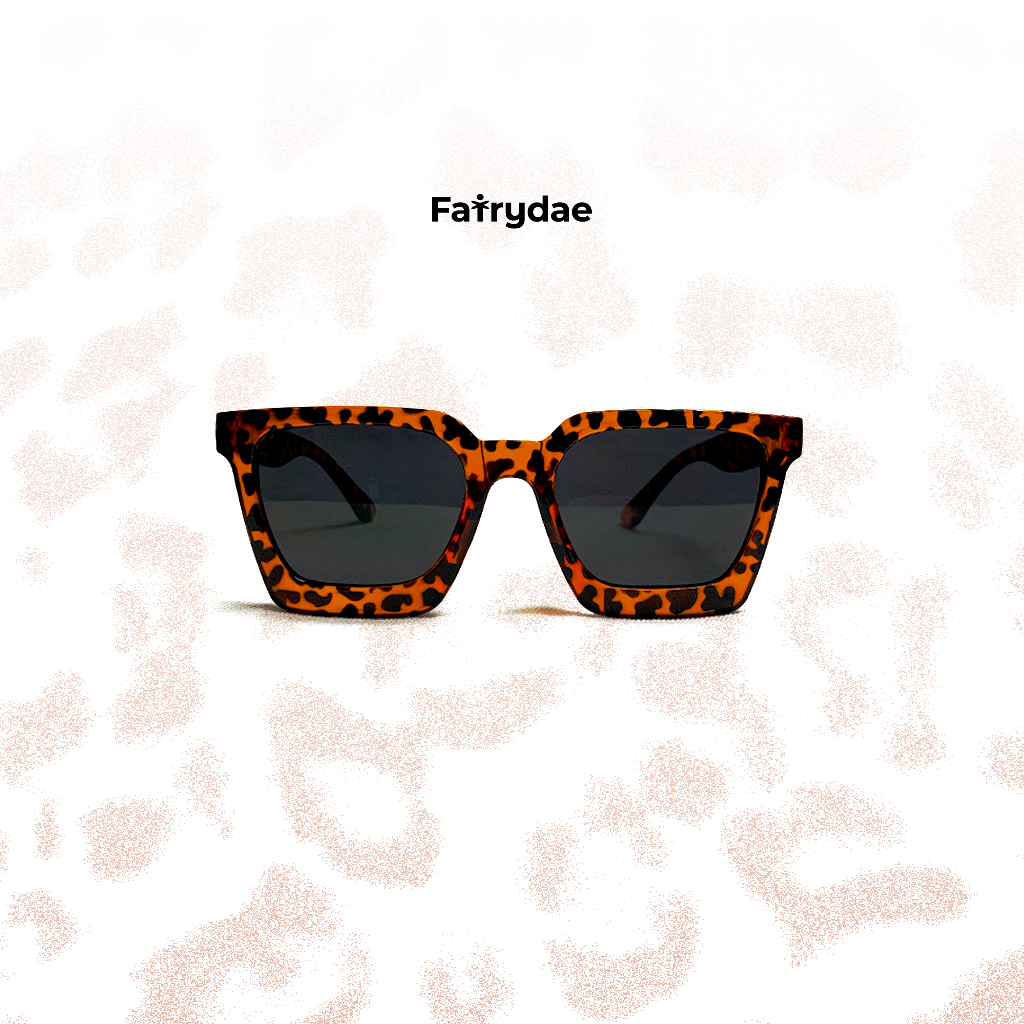 FAIRYDAE - Leopard - Kacamata Wayfarer