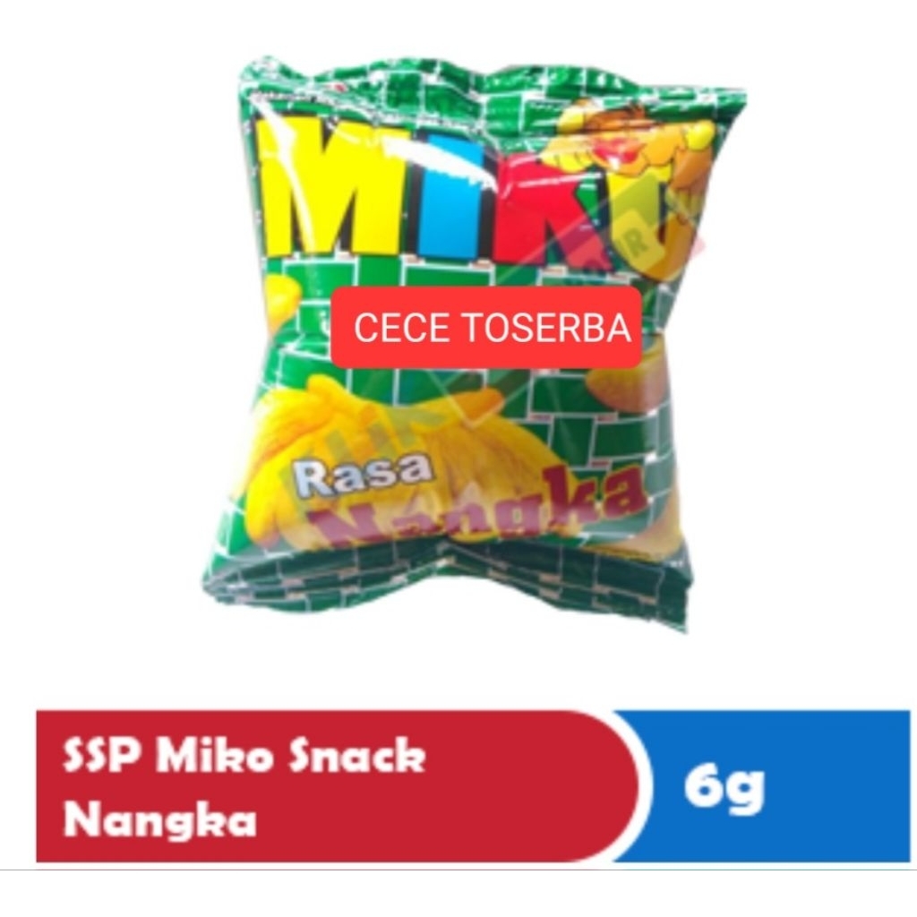SSP MIKO SNACK NANGKA  RENTENG 10 PCS X 6 GR