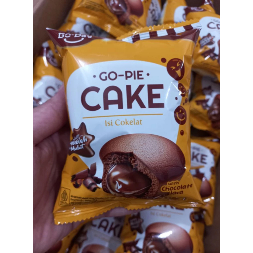 GO-PIE CAKE CHOCOLATE LAVA isi 10 pcs