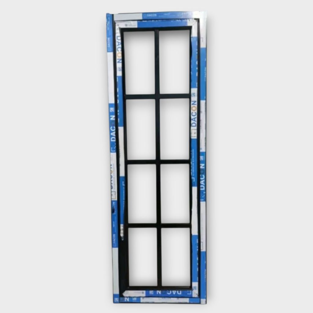 Kusen Jendela Aluminium Motif Ornamen – 50cm x 100cm