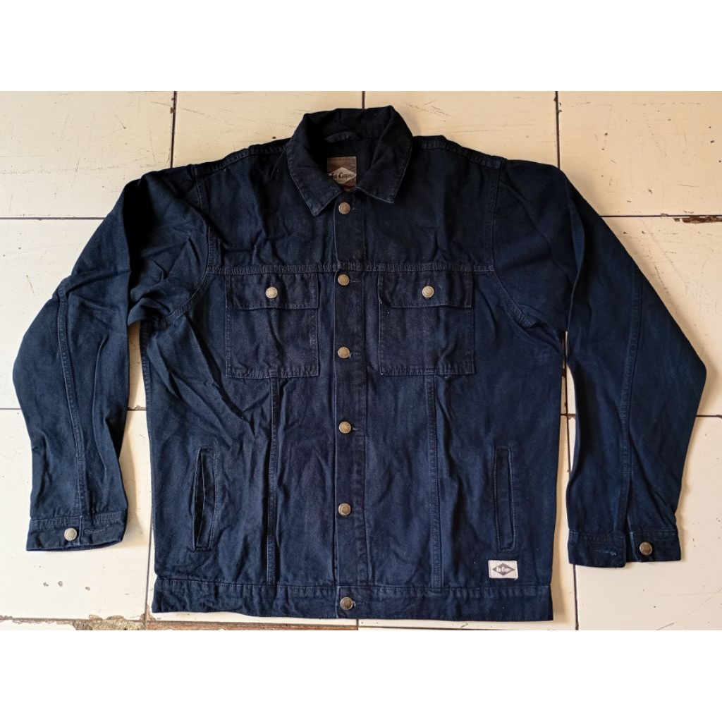 jaket jeans lee cooper jaket denim jaket motor jaket skena jaket band jaket skateboard "prelove" bek