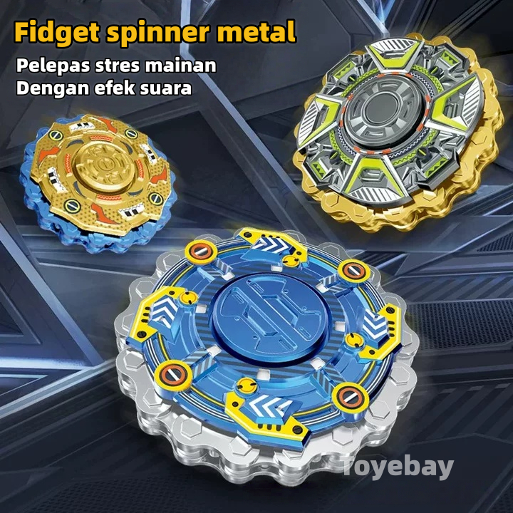 Fidget Spinner Metal Premium Gangsing Anak Laki Laki  / Spinner Anak Latih Jari Tangan / Gangsing Ma