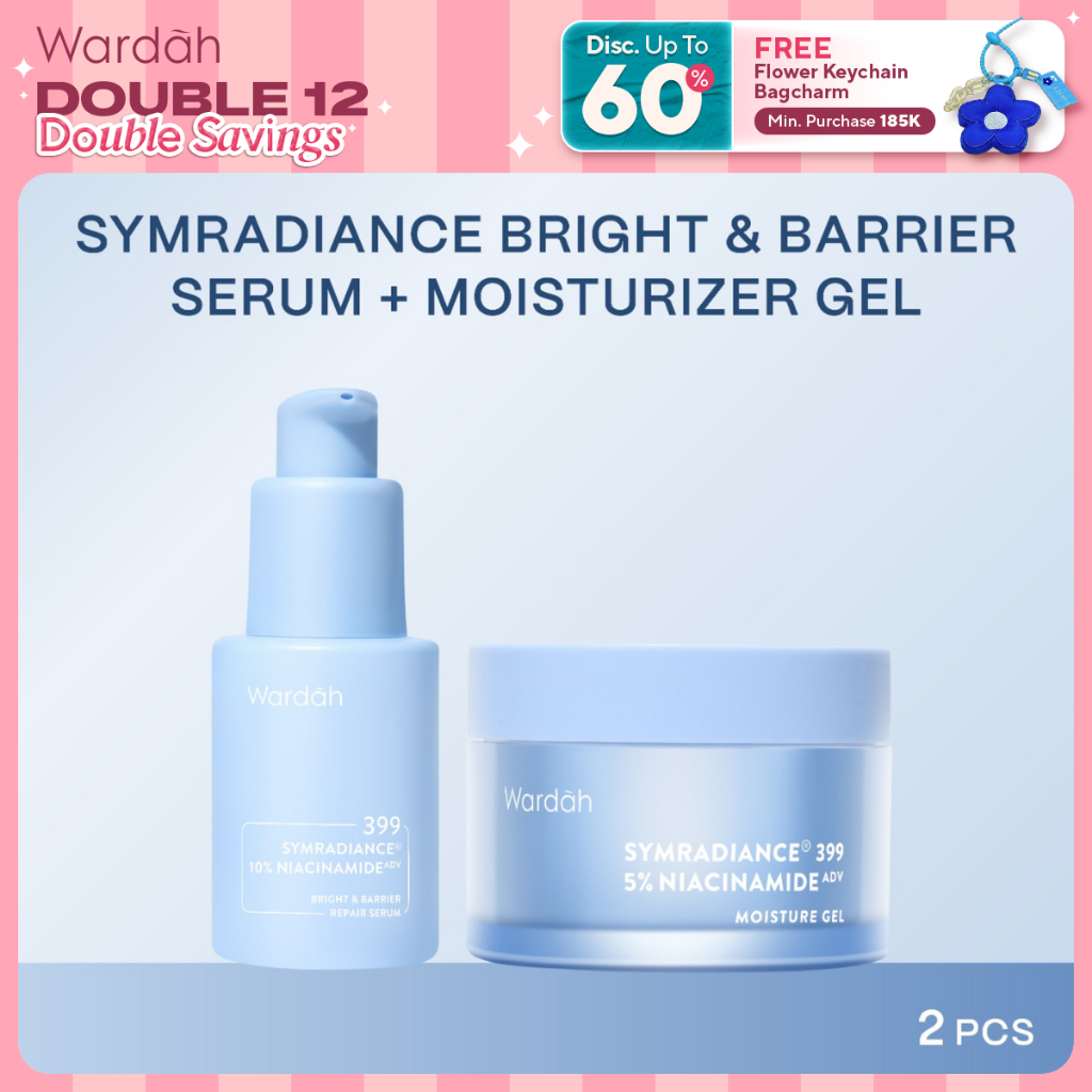WARDAH Lightening Symradiance 399 + 10% Niacinamide Skin Care All Series Lengkap ADV Bright & Barrie
