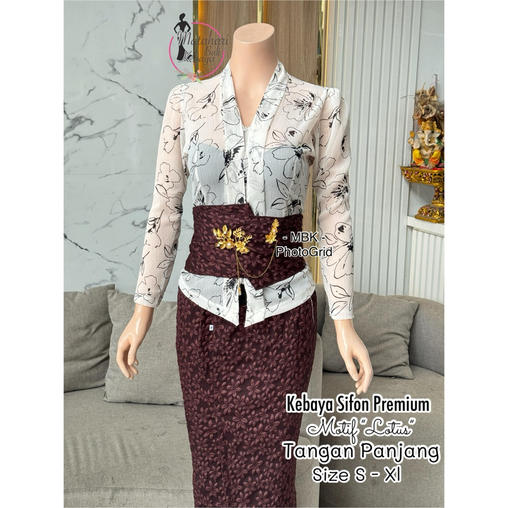 KEBAYA SIFON LONCENG DAN PENDEK