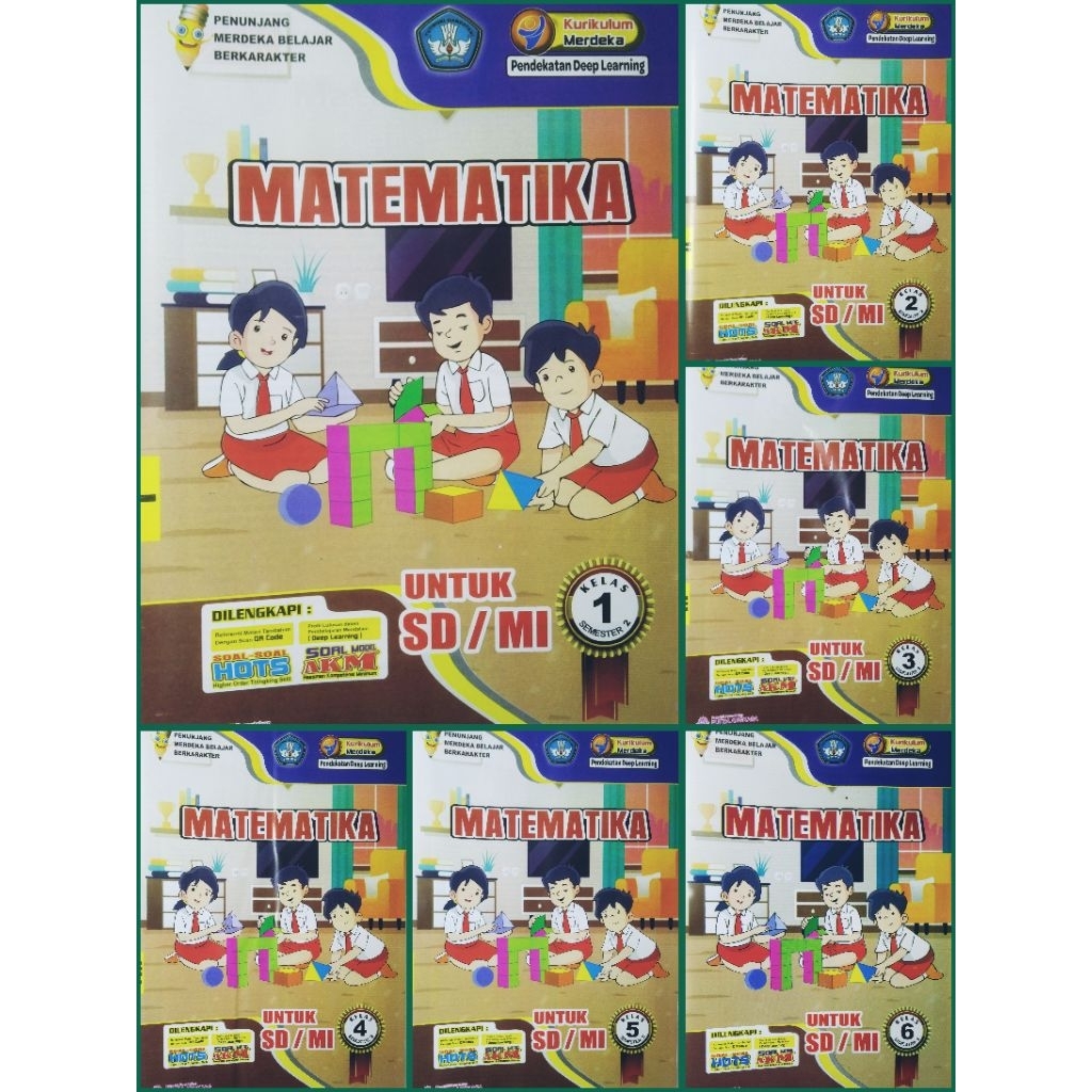 LKS MATEMATIKA KELAS 1 2 3 4 5 6 SEMESTER 2 KURIKULUM MERDEKA