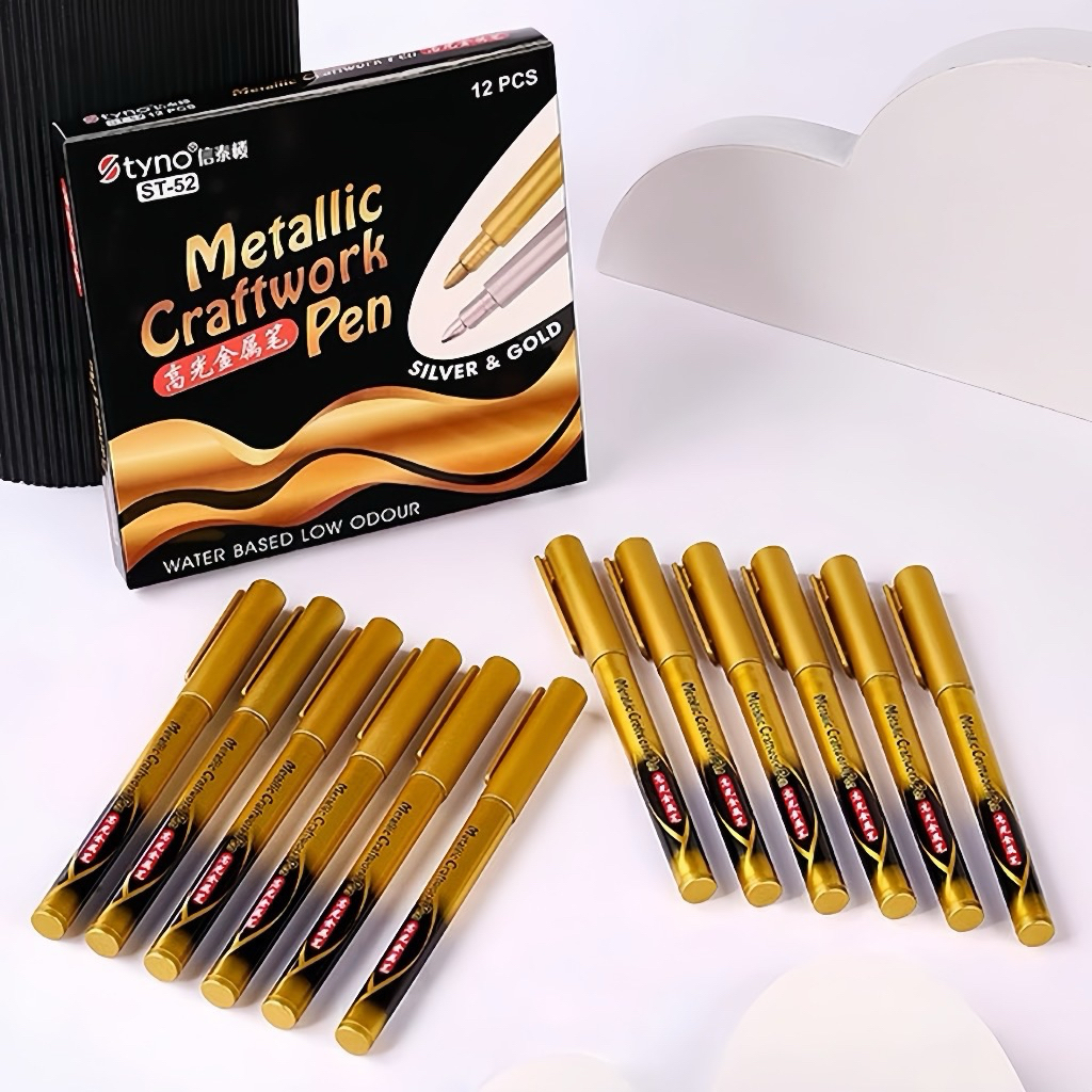 marker pen gold - spidol tinta emas