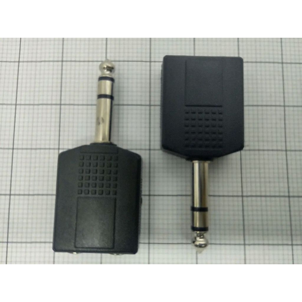 Jack T Akai Stereo / Jack Akai Stereo Y / Jack Stereo Splitter ke 2 Female Cabang Akai Mic / Jack Ak