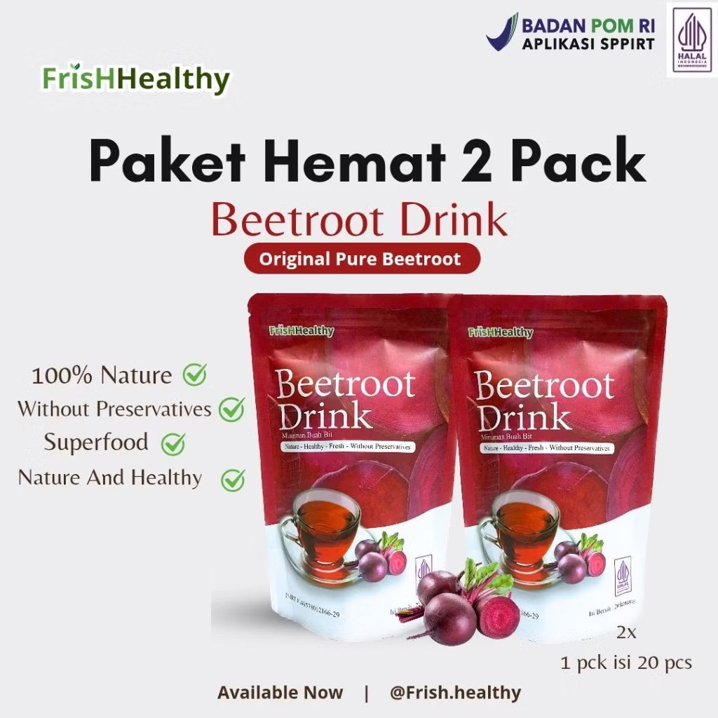 PAKET HEMAT 2 Pack BEETROOT Drink - Buah bit - minuman buah bit