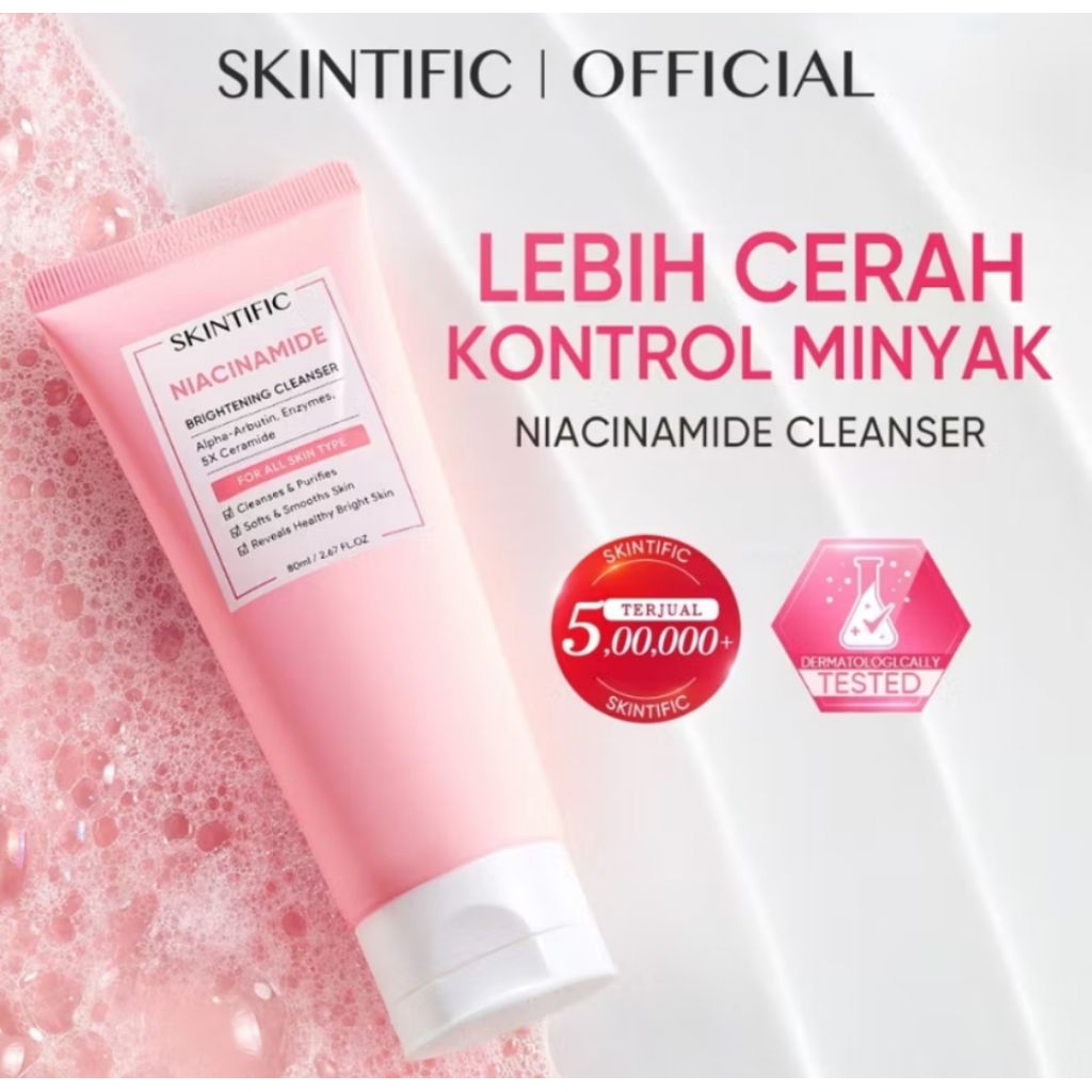 Skintific Niacinamide Cleanser / Facial wash 80ml