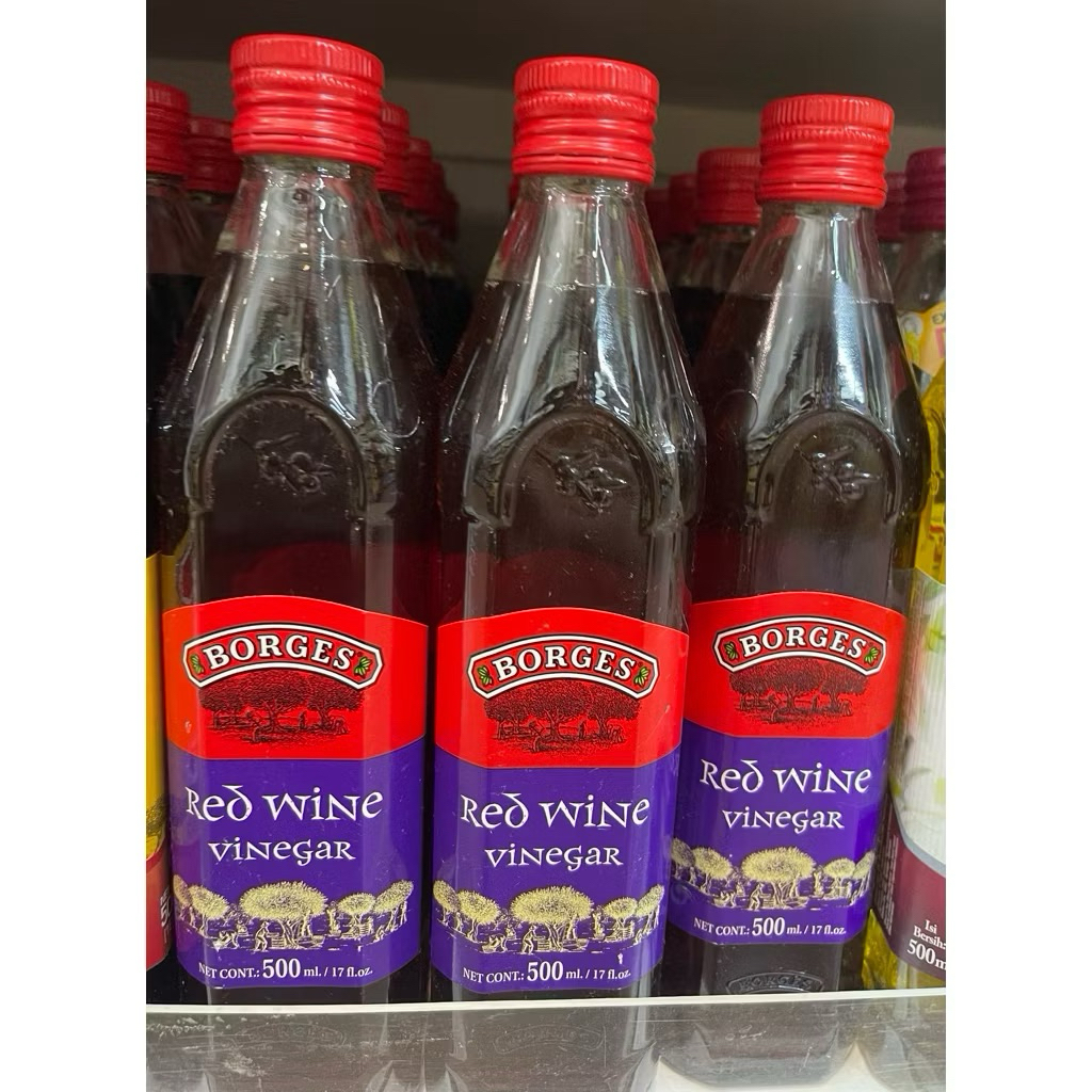 Borges Red Wine Vinegar / Cuka Anggur Merah 500ml