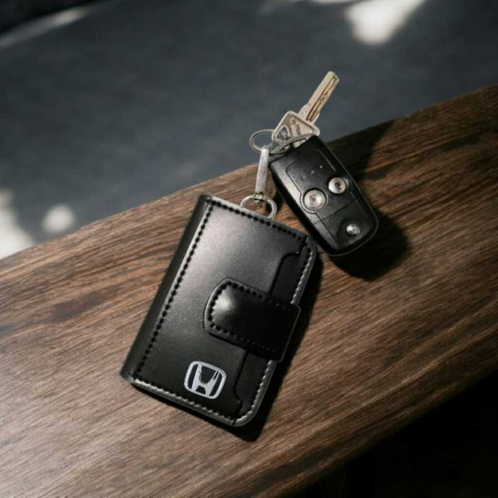 Dompet Gantungan Kunci Mobil Mewah HONDA/ Muat STNK E-Toll SIM KTP Motor