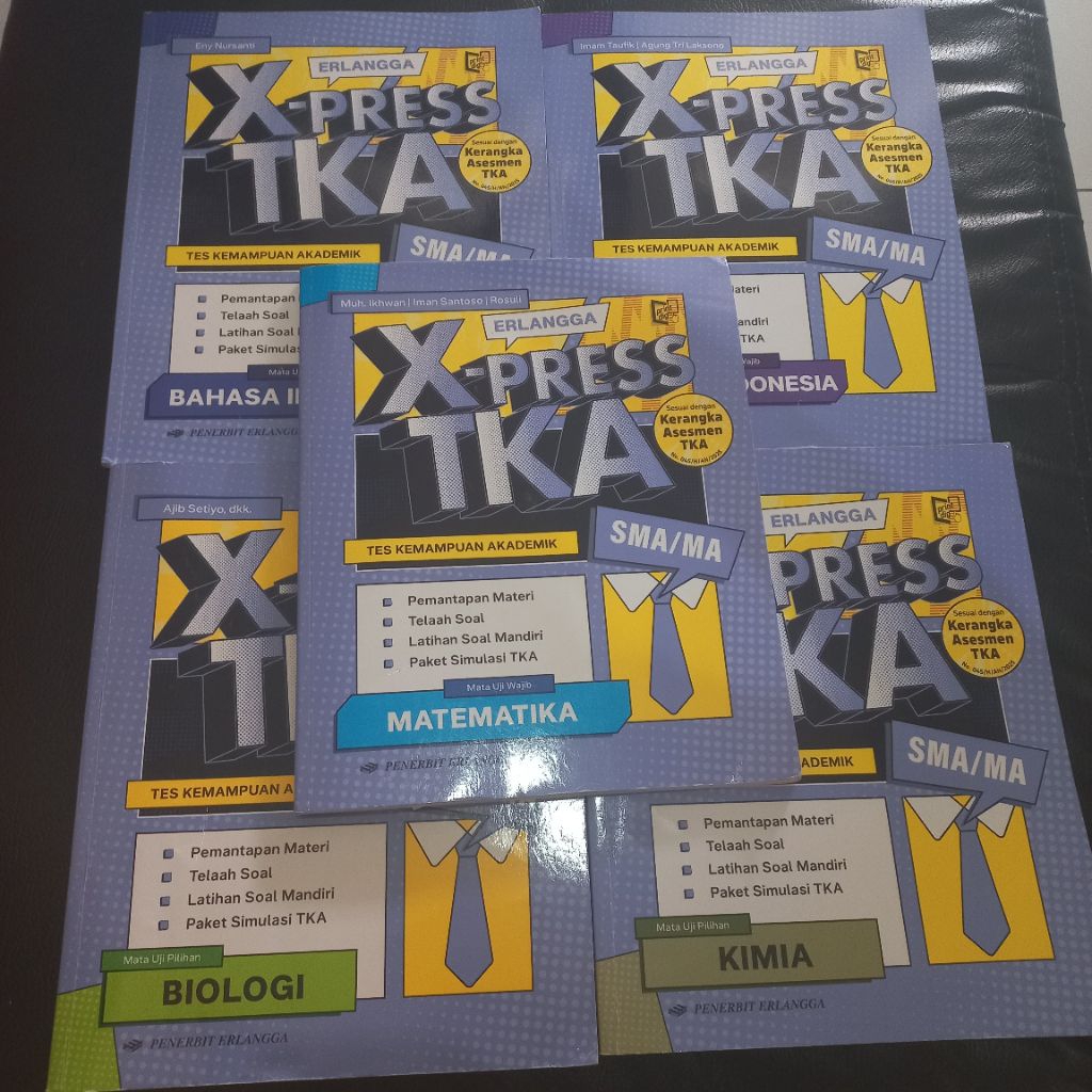 PRELOVED BUKU ORI X-PRESS TKA ERLANGGA SMA/MA KIMIA (BARU SEKALI PAKAI)