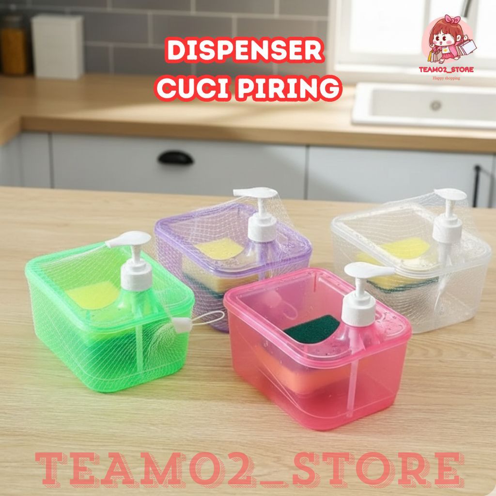 Wadah Sabun Cuci Piring / Tempat Sabun Cuci Piring / Tempat Wadah Sabun Cuci Piring FREE SPONS