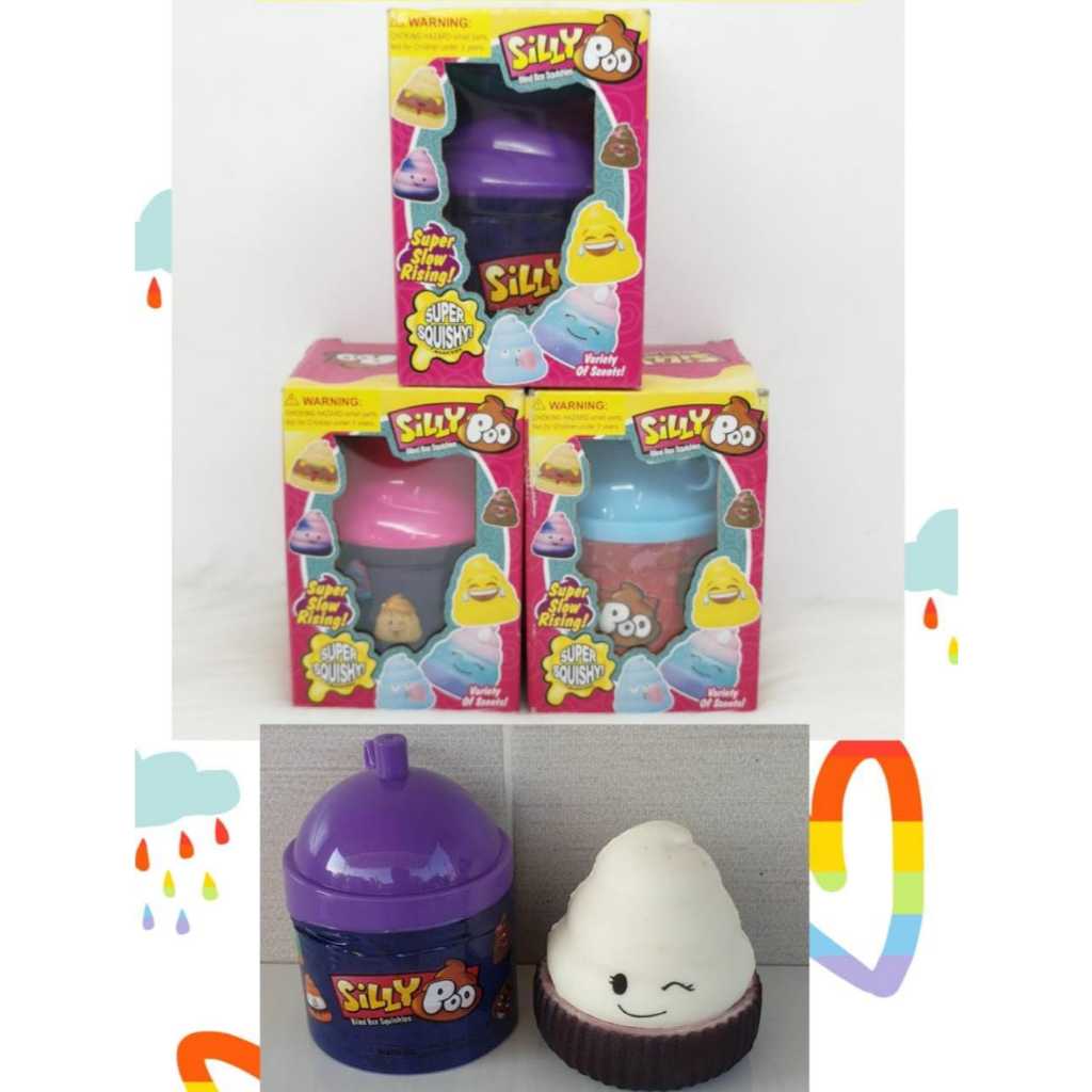 Mainan Anak Squishy Silly Poo Isi 1 Pcs - Mainan Sensorik Bentuk Lucu