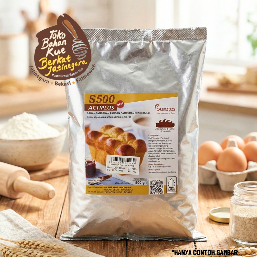 PURATOS S500 ACTI PLUS BREAD IMPROVER KEMASAN 500 GR / PELEMBUT ROTI