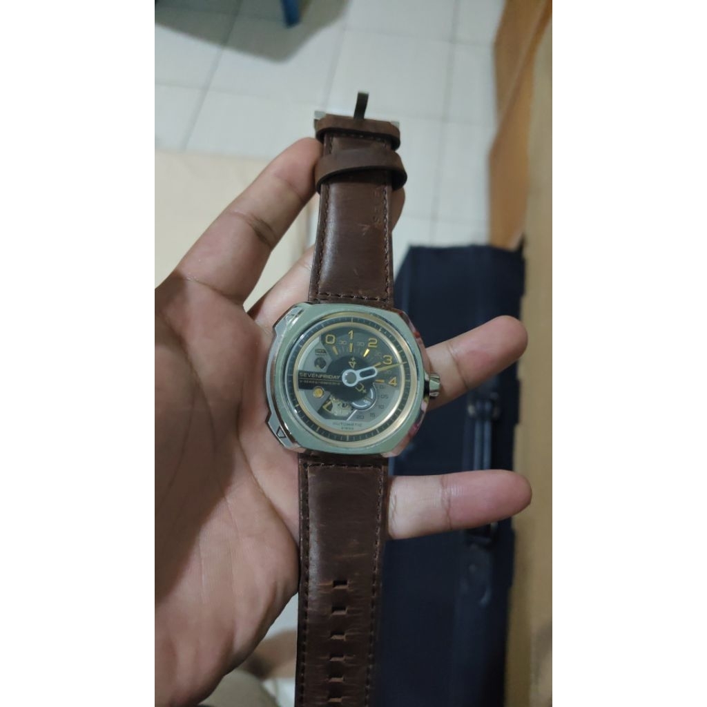 jam tangan seven friday mirror like ori