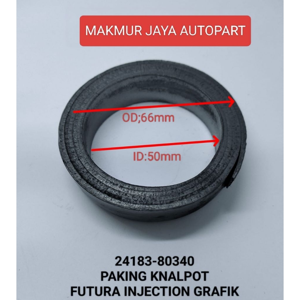 PAKING KNALPOT MOBIL SUZUKI FUTURA INJECTION GRAFIK