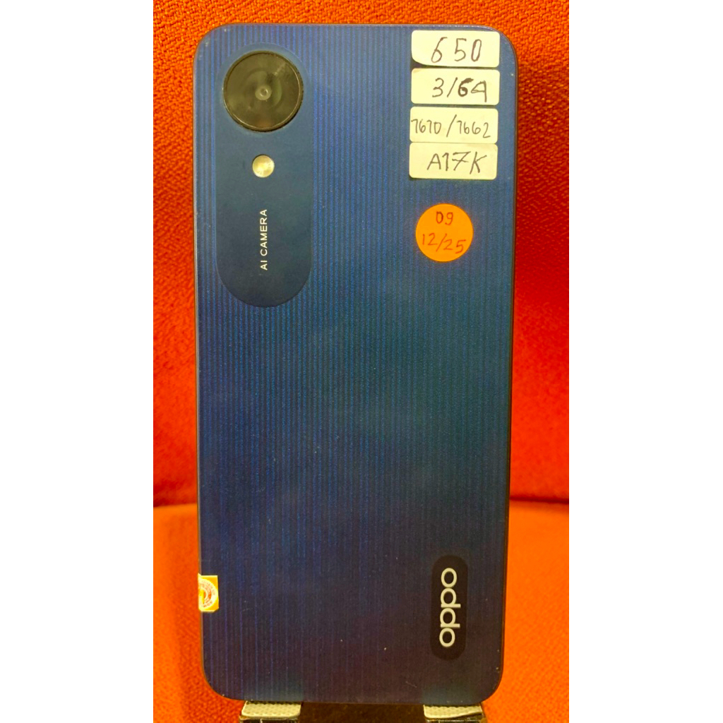 Hp second murah normal hp Oppo A17 K Ram 3/64 hp layak pake