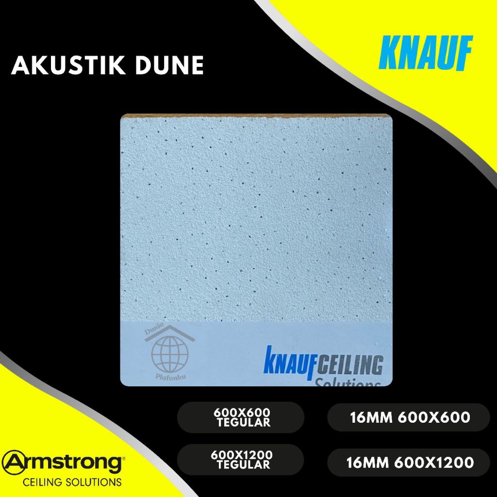 Akustik Armstrong Dune RH99 60x60 / Amstrong Akustik / Akustik Panel / Akustik Peredam / Akustik 60x
