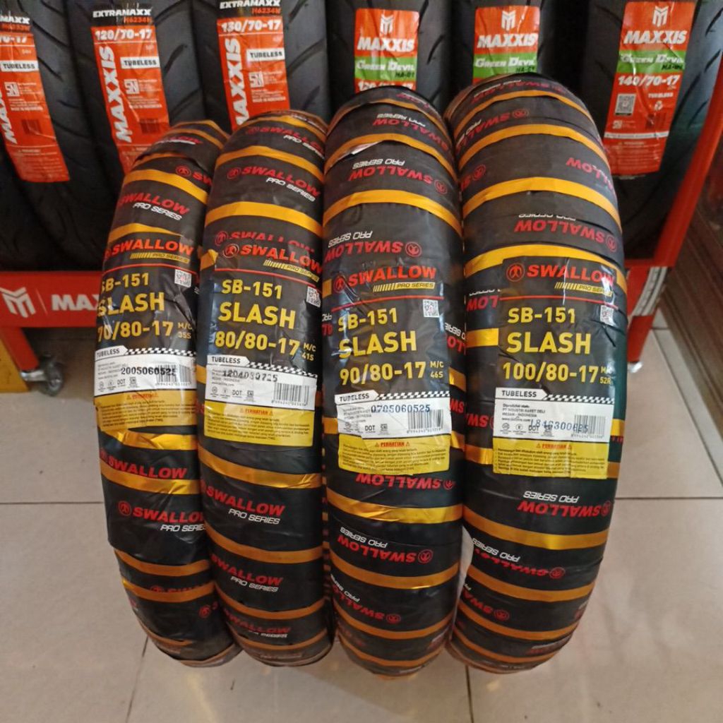 Ban Luar SWALLOW SB-151 SLASH Ring 17 Tubeless SOFT COMPOUND