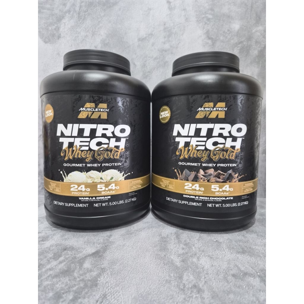Muscletech Nitrotech Whey Gold 5lbs 100% Whey Gold Ultra Pure Whey Formula BPOM