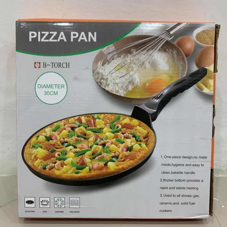 Pizza Pan / Wajan Pizza / Loyang Pizza / Pan Pizza Anti Lengket / Frypan Pizza 30CM B-Torch