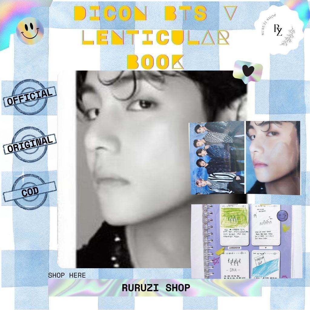Dicon BTS V Buku Lenticular Official