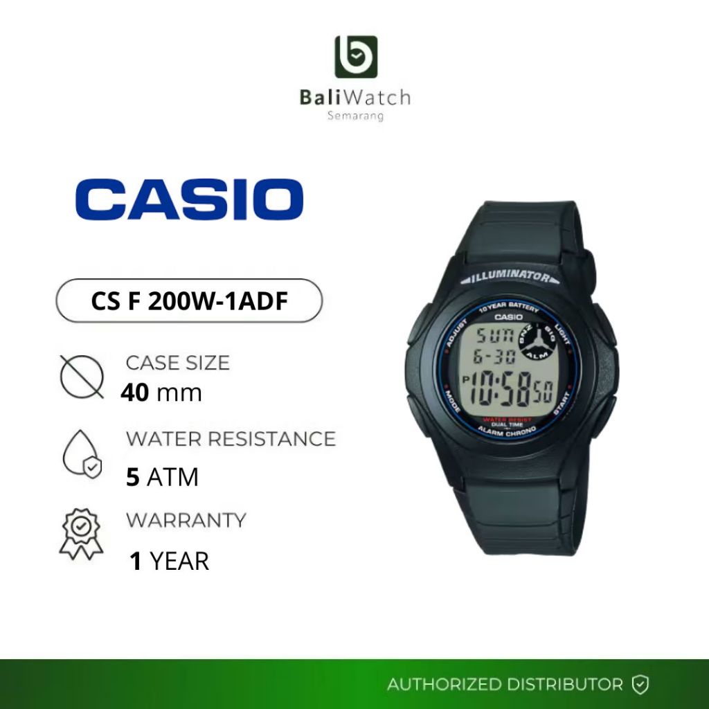 Casio CS F 200W-1ADF