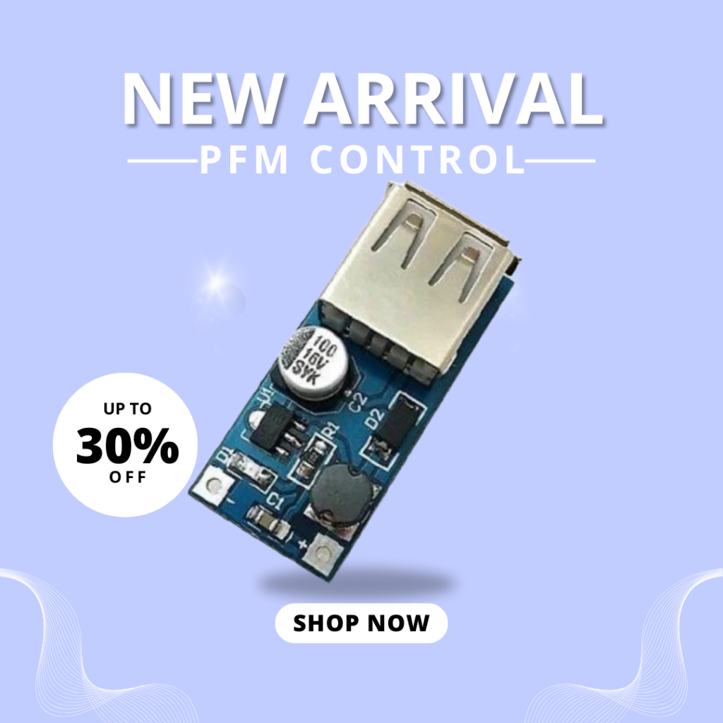 PFM Control DC-DC Step-Up USB Power Supply 0.9V-5V to 5V Module