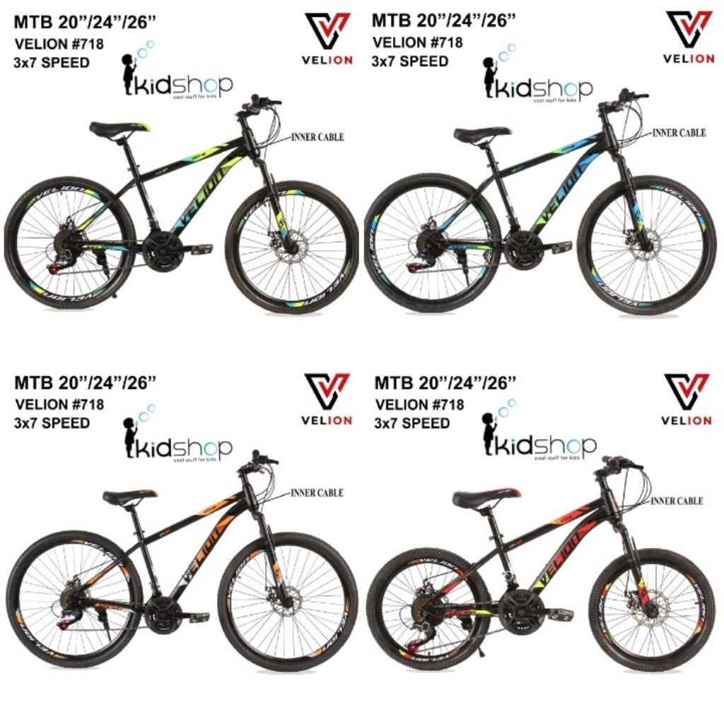 [KID] Sepeda REMAJA DEWASA LAKI COWOK PEREMPUAN CEWEK Jenis MTB Mountain Bike Ban Hidup Ban Pompa Su