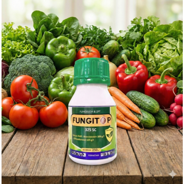 fungitop 100ml fungisida pengendali penyakit tanaman