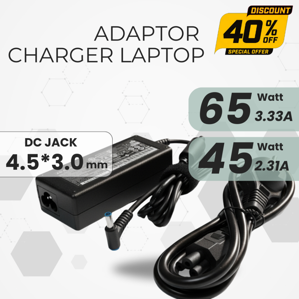Charger Adaptor HP 14s-cf 14s-cf2076TU 14-cf2075TU